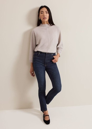 Phase Eight Sara Slim Leg Jeans Dark Wash Australia | ZL4739862